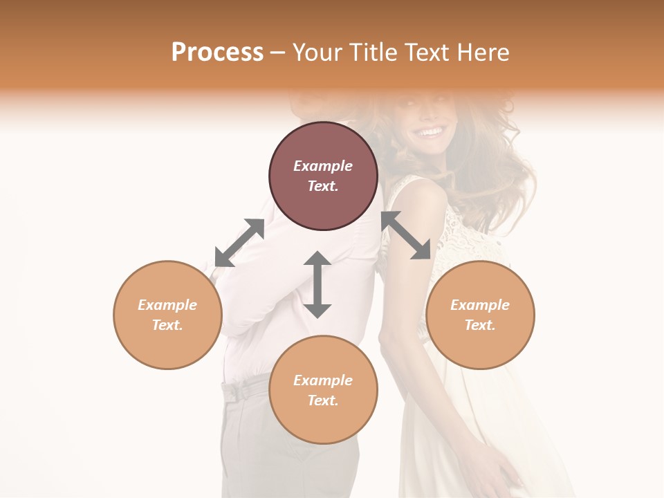 Romance Hug Face PowerPoint Template