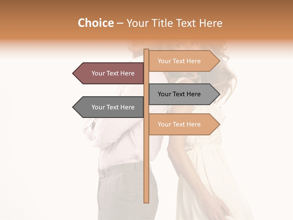 Romance Hug Face PowerPoint Template