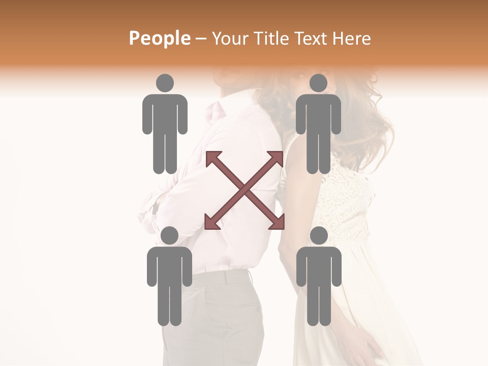 Romance Hug Face PowerPoint Template