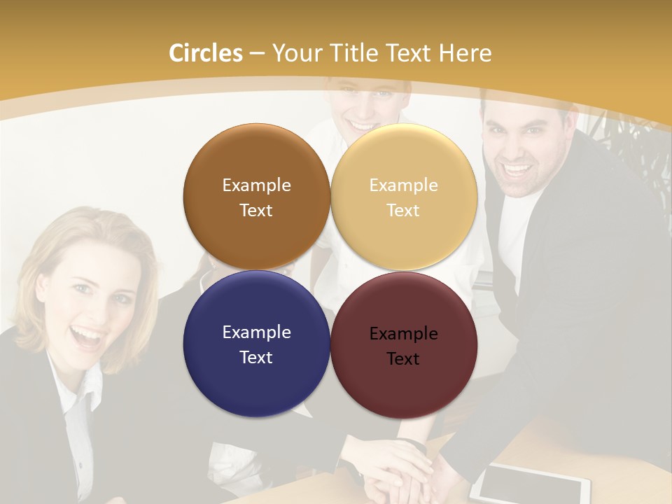Diskussion Firma Gruppe PowerPoint Template