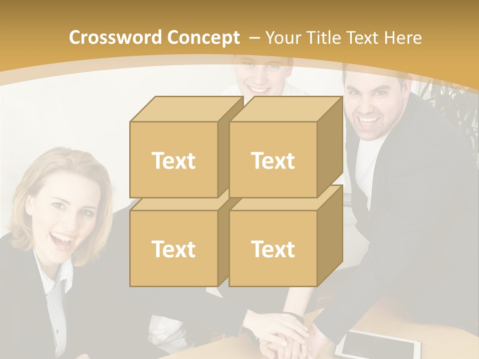 Diskussion Firma Gruppe PowerPoint Template