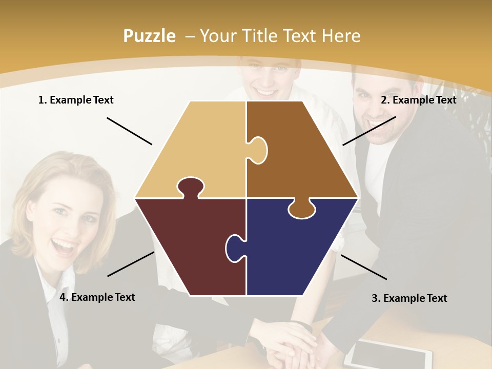 Diskussion Firma Gruppe PowerPoint Template