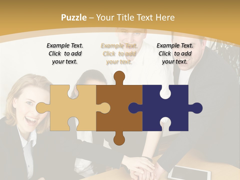 Diskussion Firma Gruppe PowerPoint Template