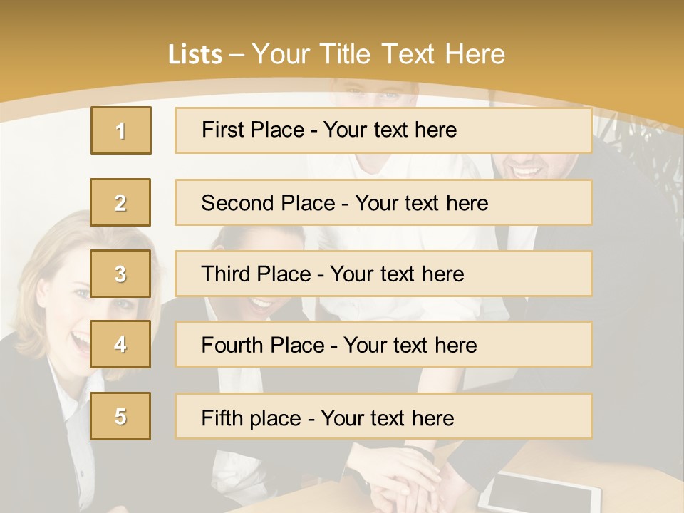 Diskussion Firma Gruppe PowerPoint Template
