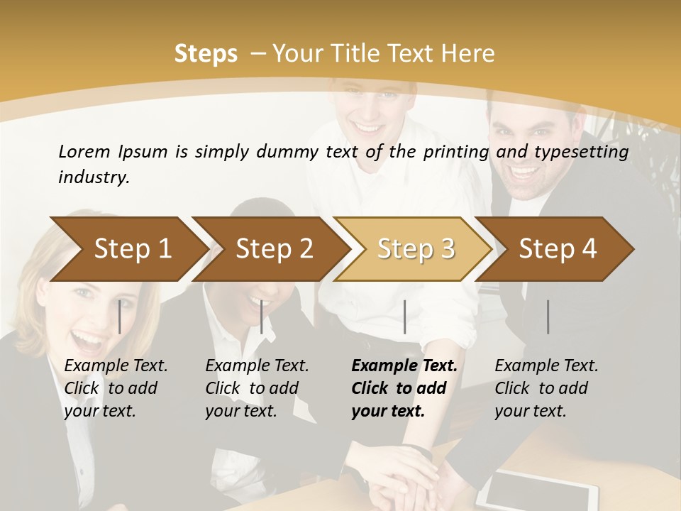 Diskussion Firma Gruppe PowerPoint Template