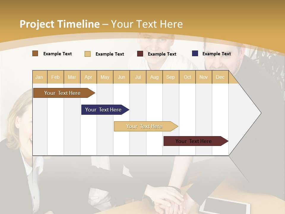 Diskussion Firma Gruppe PowerPoint Template