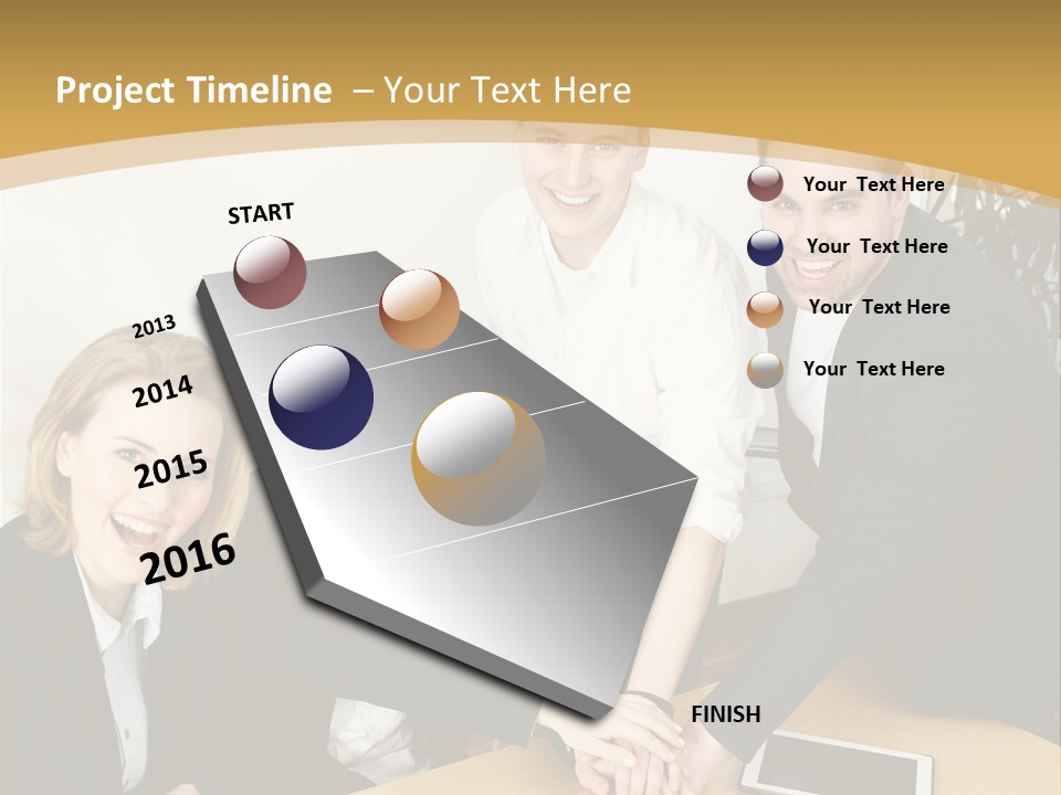 Diskussion Firma Gruppe PowerPoint Template
