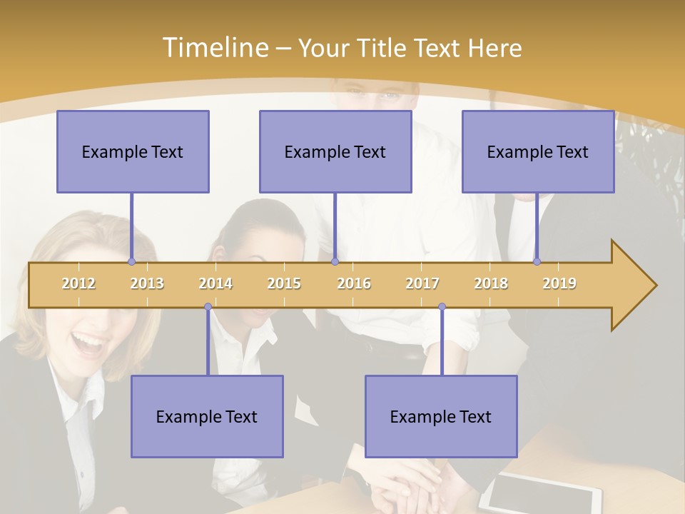 Diskussion Firma Gruppe PowerPoint Template
