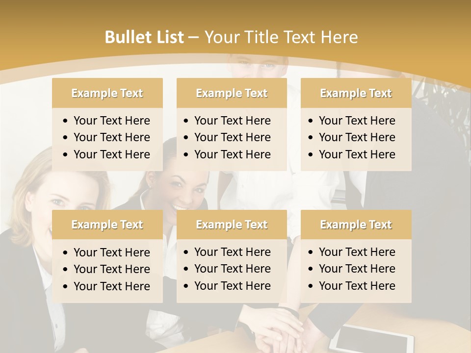 Diskussion Firma Gruppe PowerPoint Template