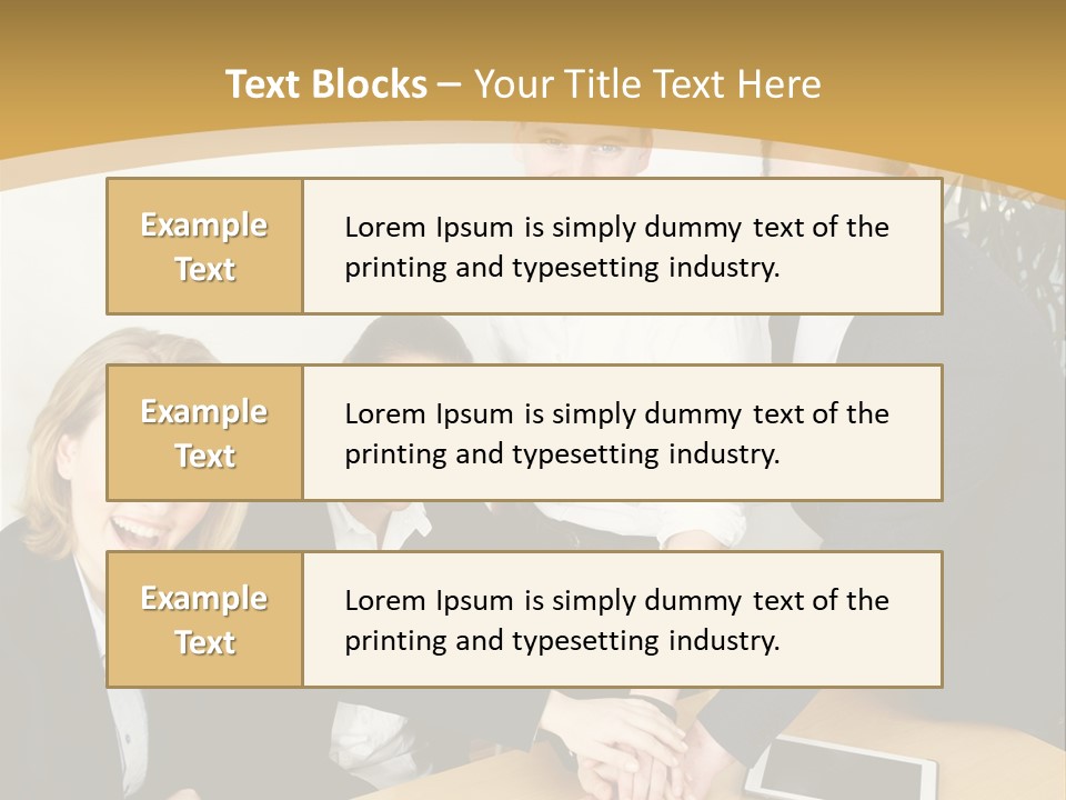 Diskussion Firma Gruppe PowerPoint Template