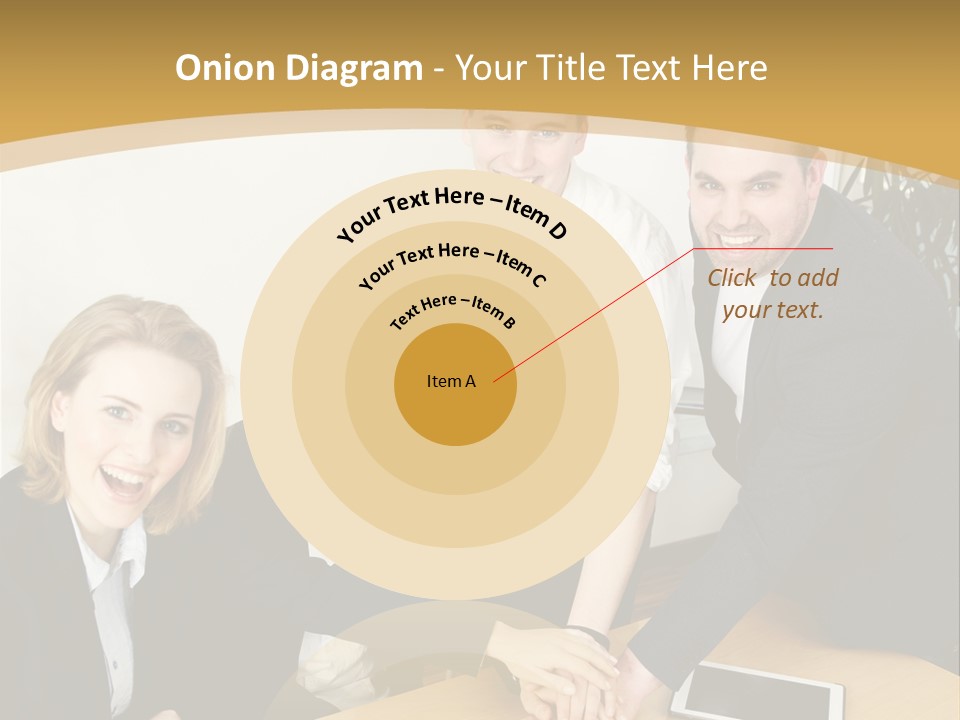 Diskussion Firma Gruppe PowerPoint Template
