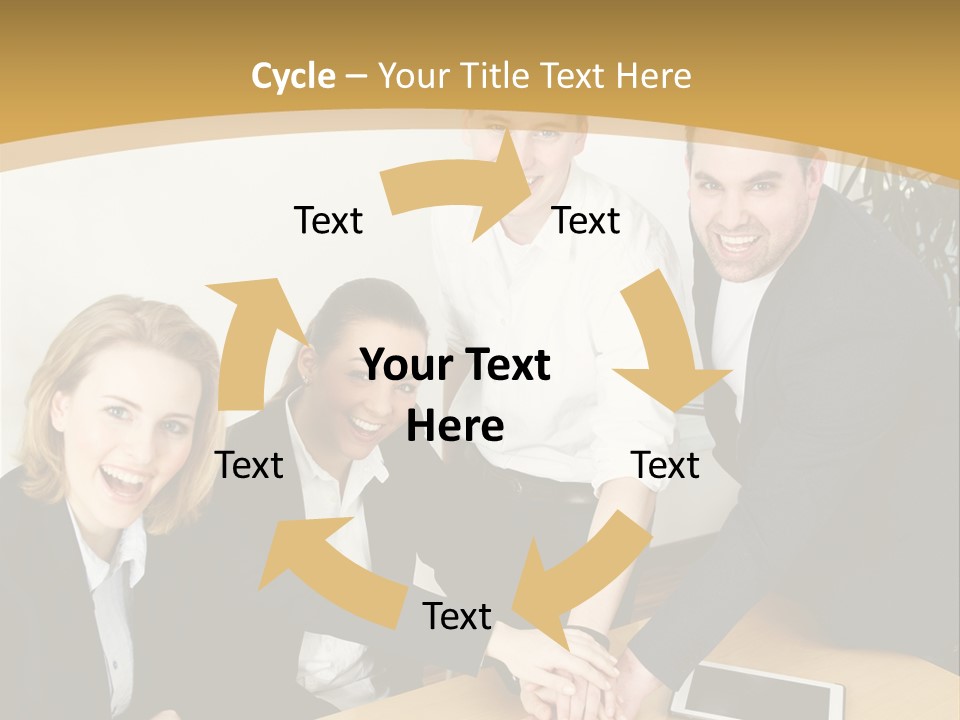 Diskussion Firma Gruppe PowerPoint Template