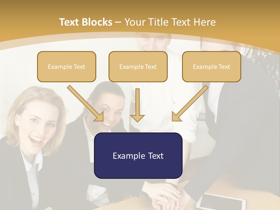 Diskussion Firma Gruppe PowerPoint Template