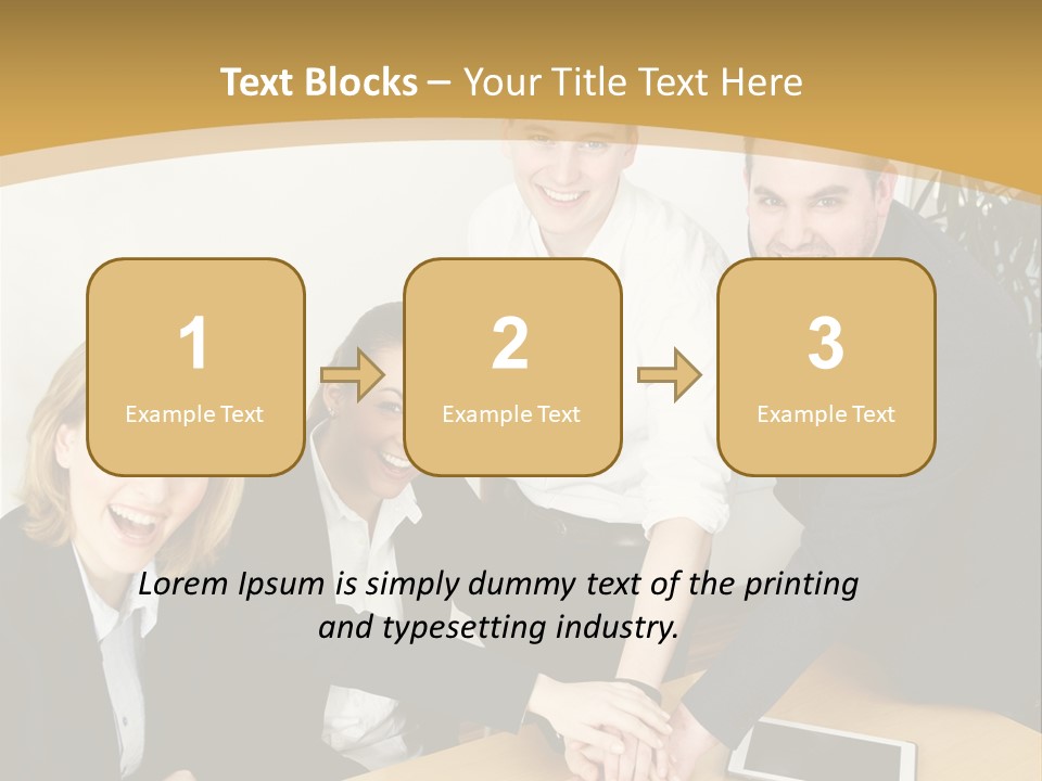 Diskussion Firma Gruppe PowerPoint Template