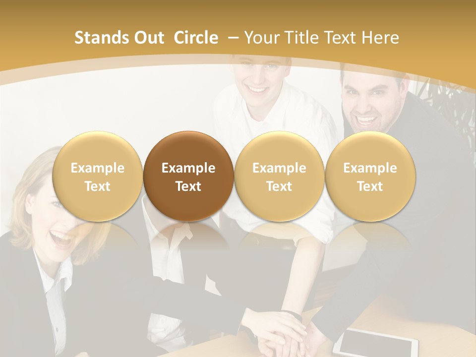 Diskussion Firma Gruppe PowerPoint Template