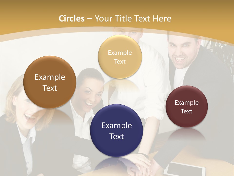 Diskussion Firma Gruppe PowerPoint Template