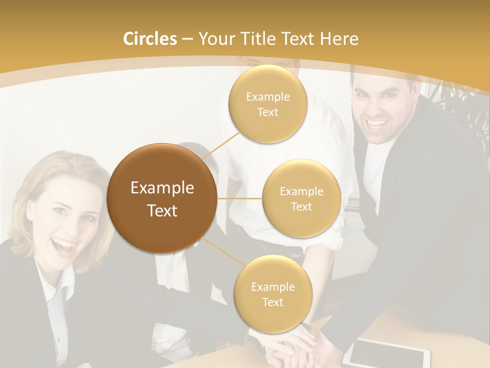 Diskussion Firma Gruppe PowerPoint Template