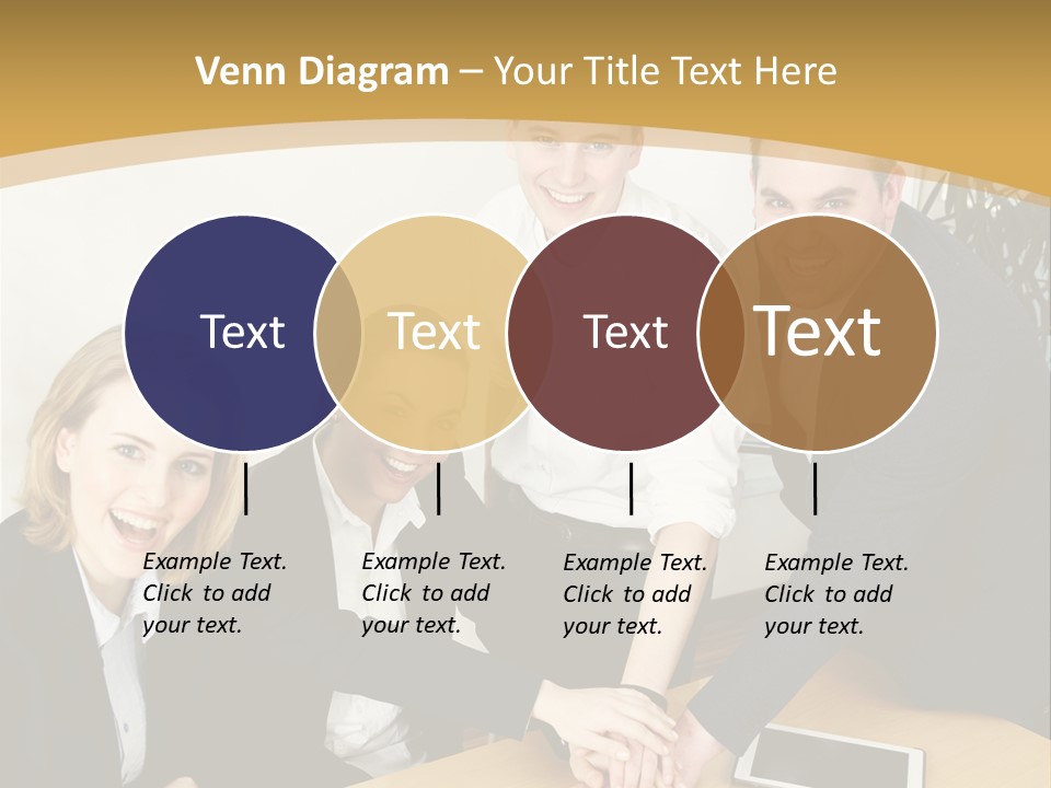 Diskussion Firma Gruppe PowerPoint Template