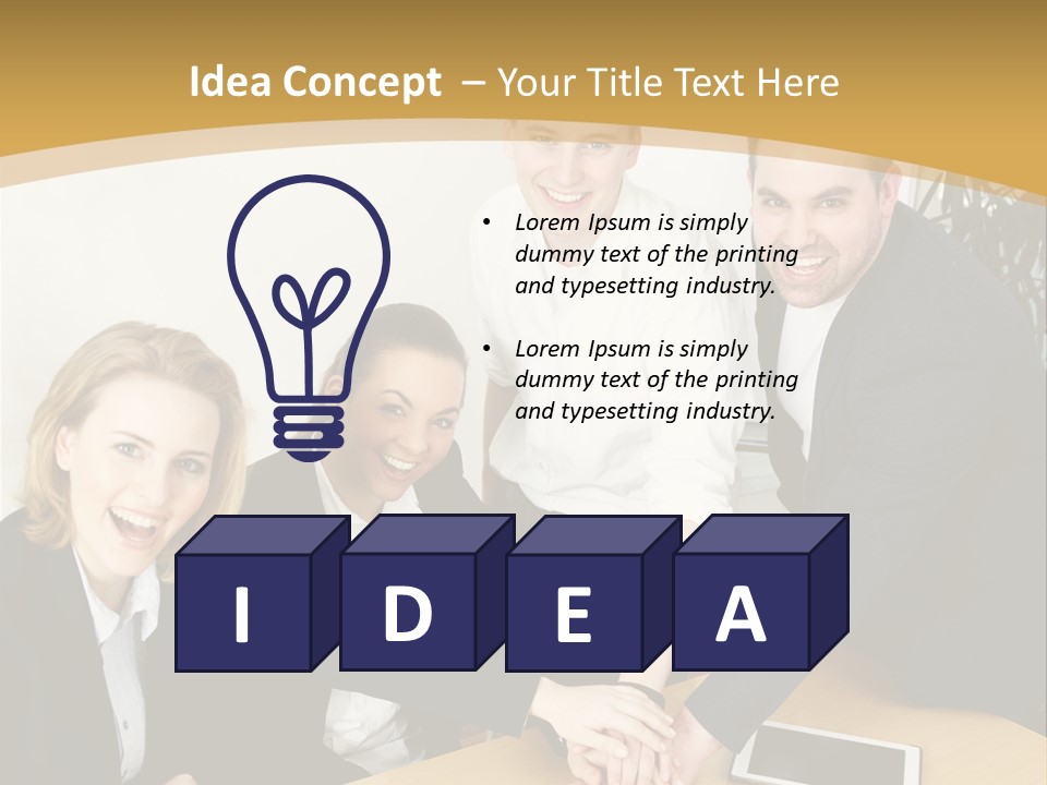 Diskussion Firma Gruppe PowerPoint Template
