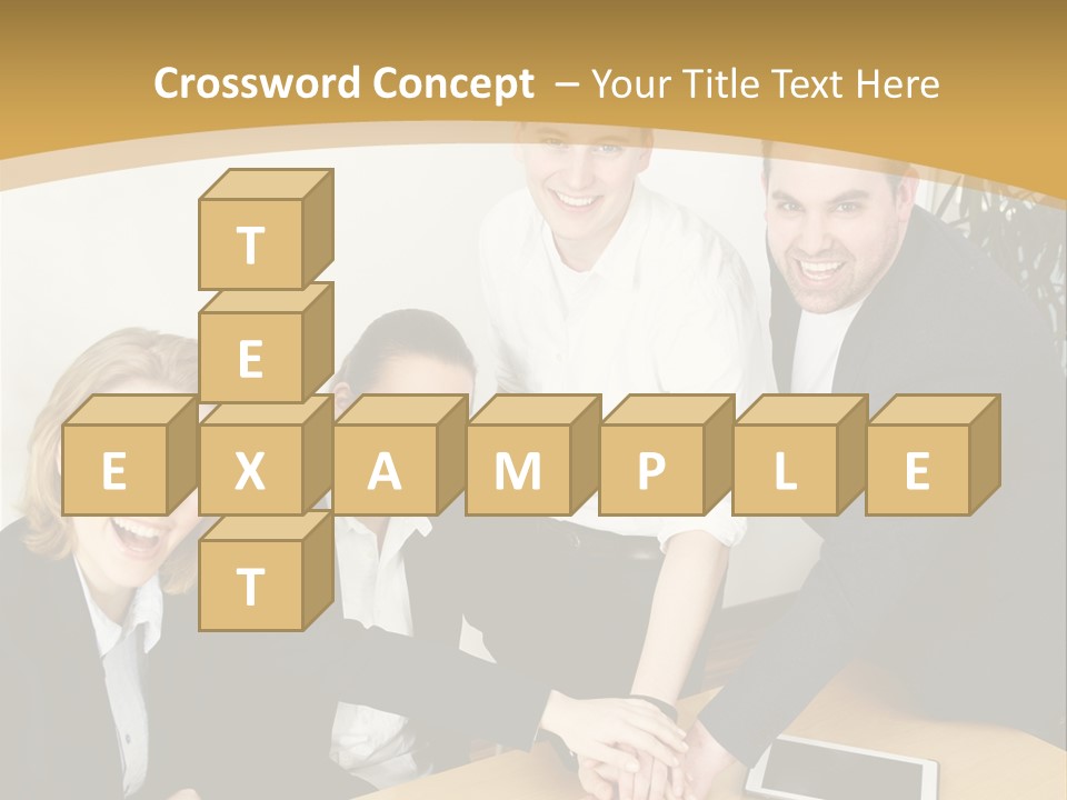 Diskussion Firma Gruppe PowerPoint Template