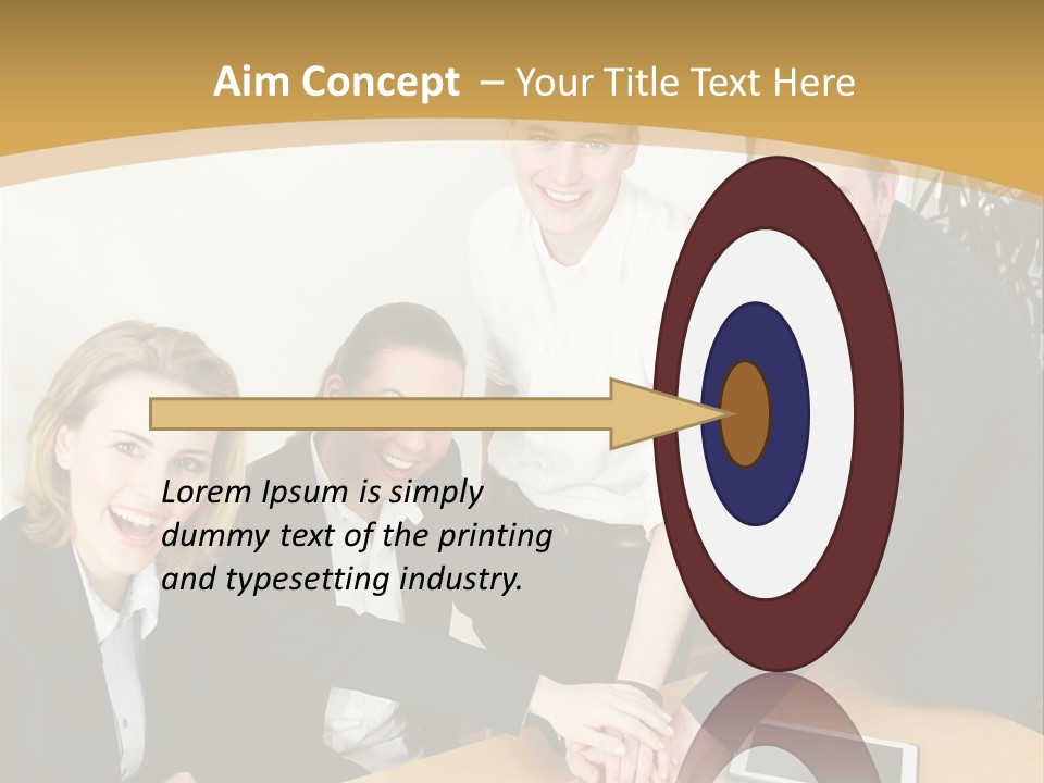 Diskussion Firma Gruppe PowerPoint Template