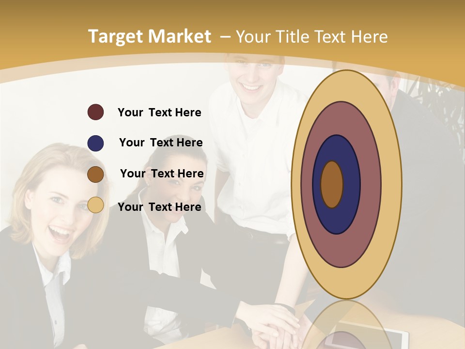 Diskussion Firma Gruppe PowerPoint Template