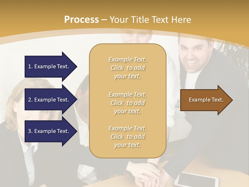 Diskussion Firma Gruppe PowerPoint Template
