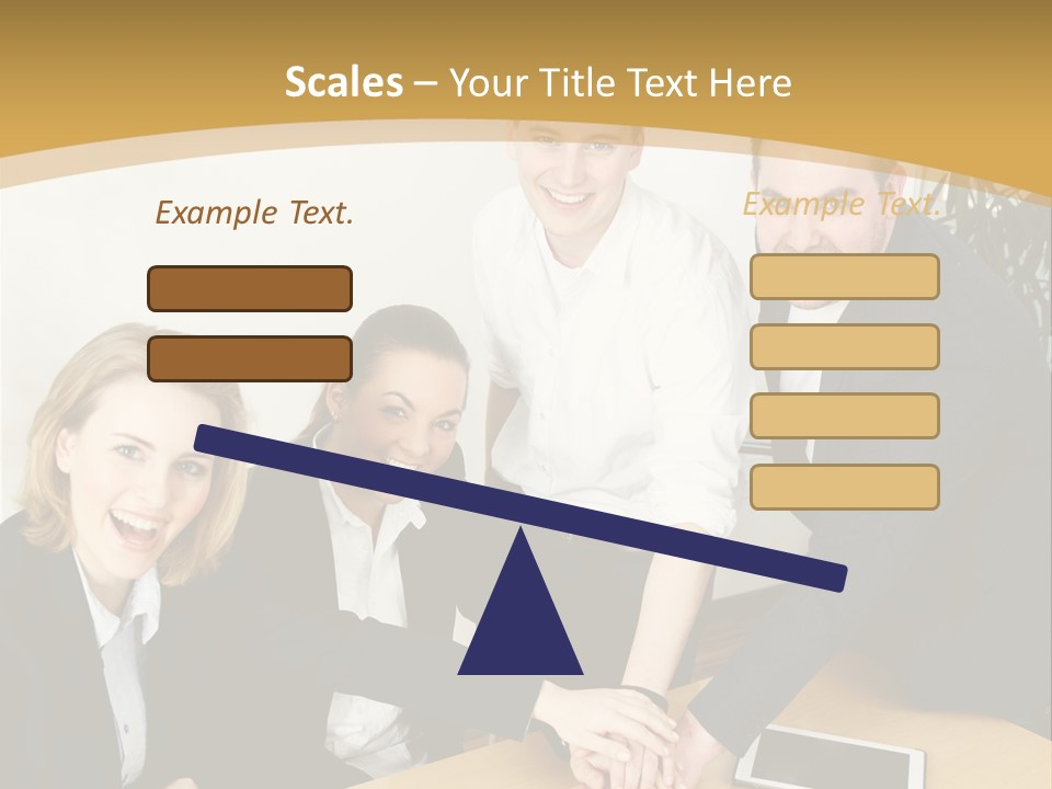 Diskussion Firma Gruppe PowerPoint Template