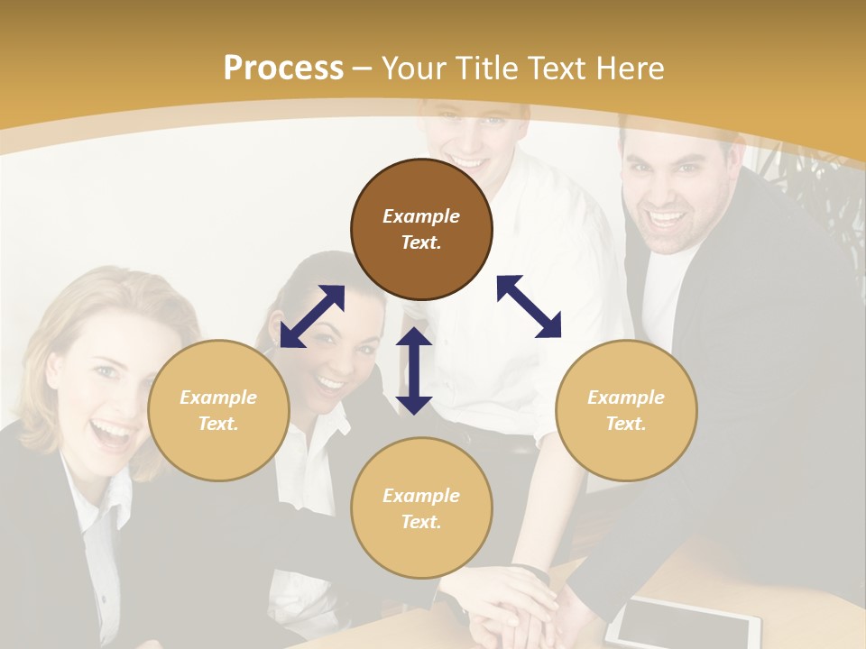 Diskussion Firma Gruppe PowerPoint Template