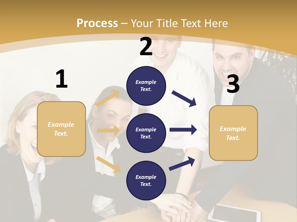 Diskussion Firma Gruppe PowerPoint Template
