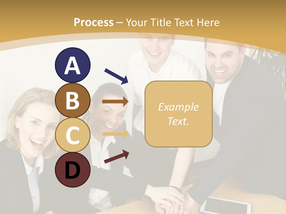 Diskussion Firma Gruppe PowerPoint Template