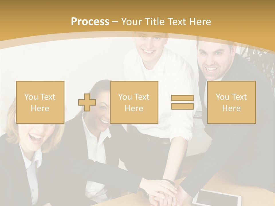 Diskussion Firma Gruppe PowerPoint Template
