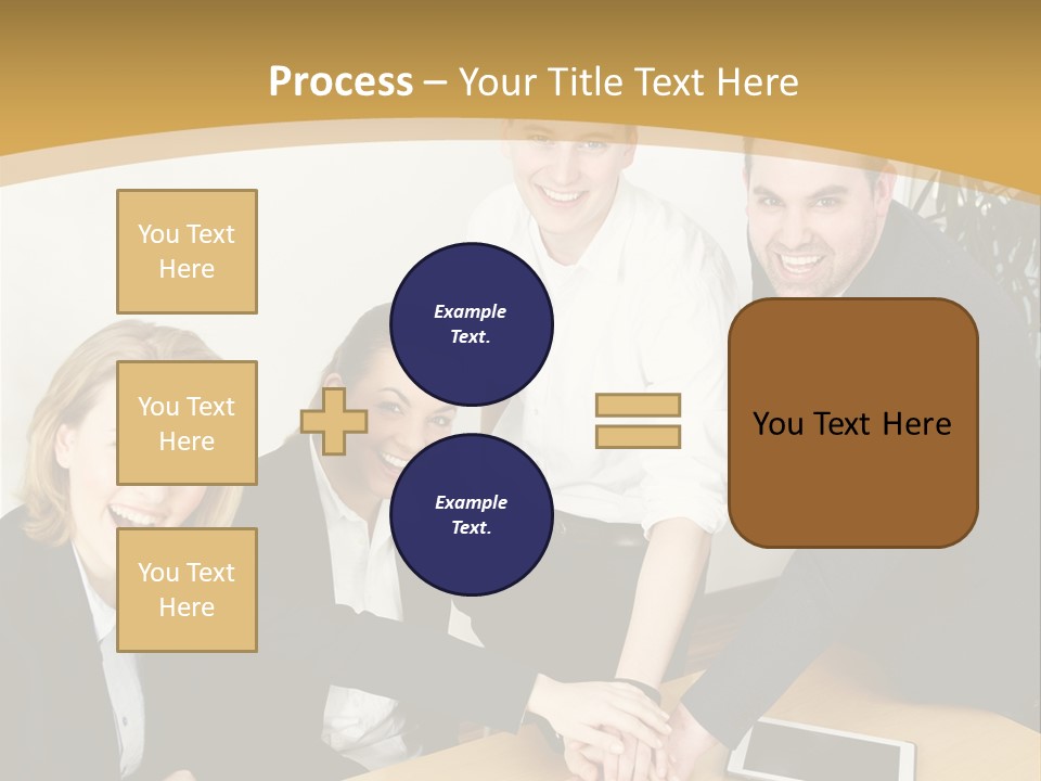 Diskussion Firma Gruppe PowerPoint Template