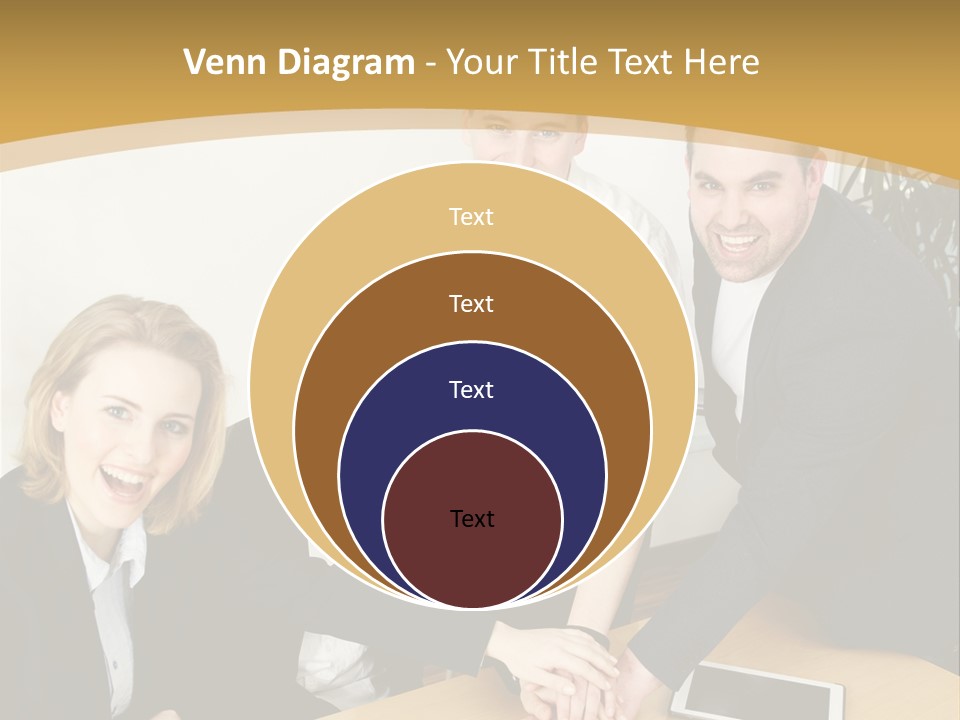 Diskussion Firma Gruppe PowerPoint Template
