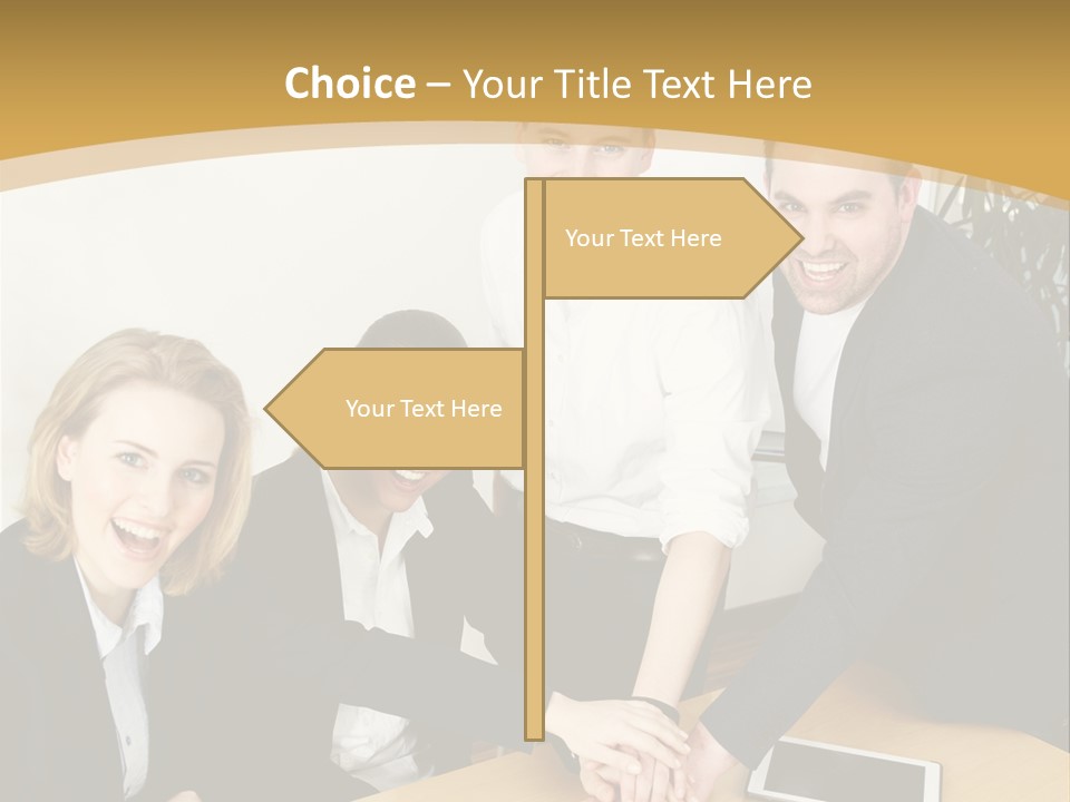 Diskussion Firma Gruppe PowerPoint Template