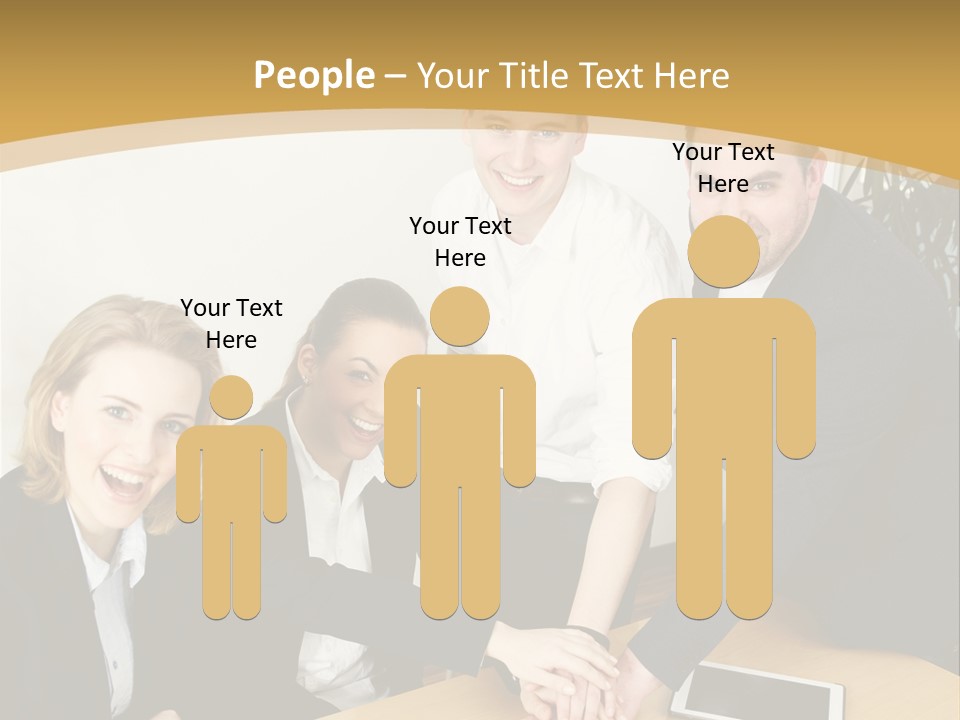Diskussion Firma Gruppe PowerPoint Template