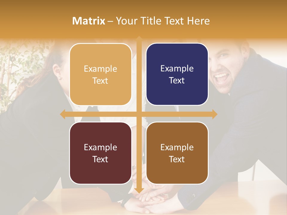 Konzept Verbund Motivation PowerPoint Template