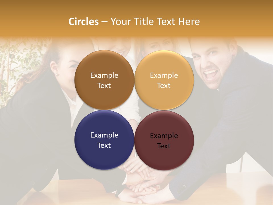 Konzept Verbund Motivation PowerPoint Template