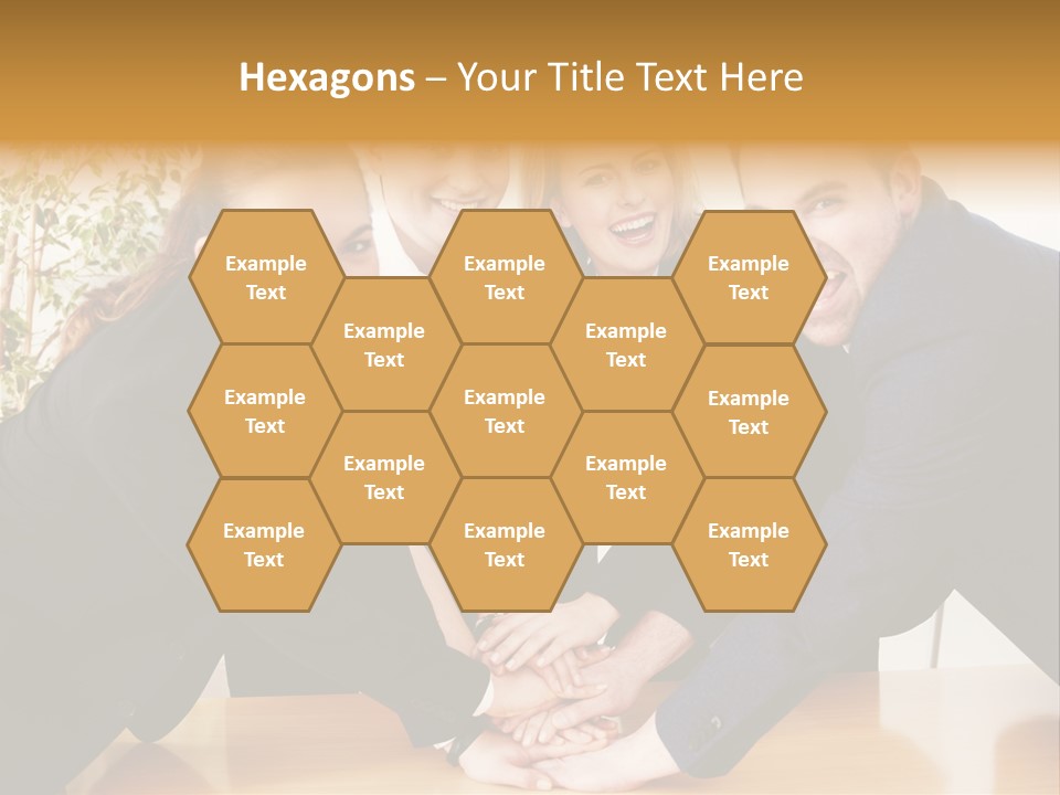 Konzept Verbund Motivation PowerPoint Template