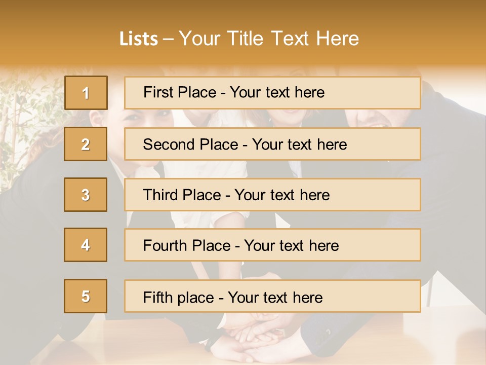 Konzept Verbund Motivation PowerPoint Template