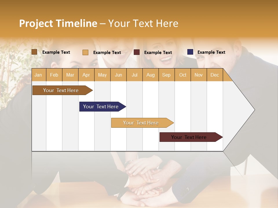 Konzept Verbund Motivation PowerPoint Template