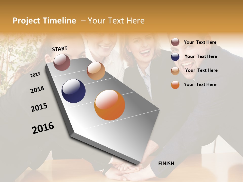 Konzept Verbund Motivation PowerPoint Template