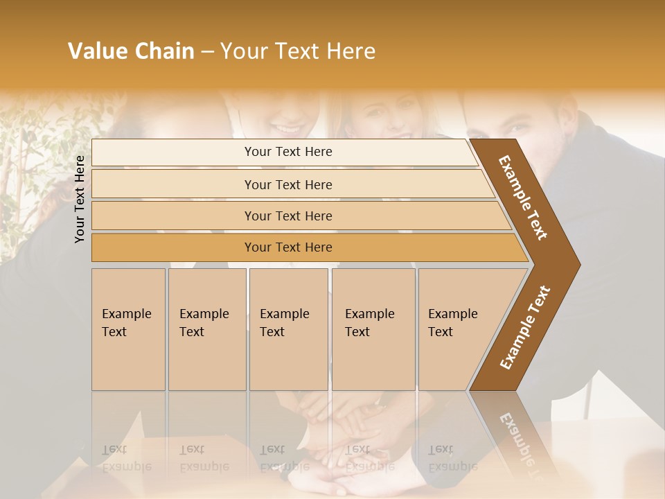 Konzept Verbund Motivation PowerPoint Template