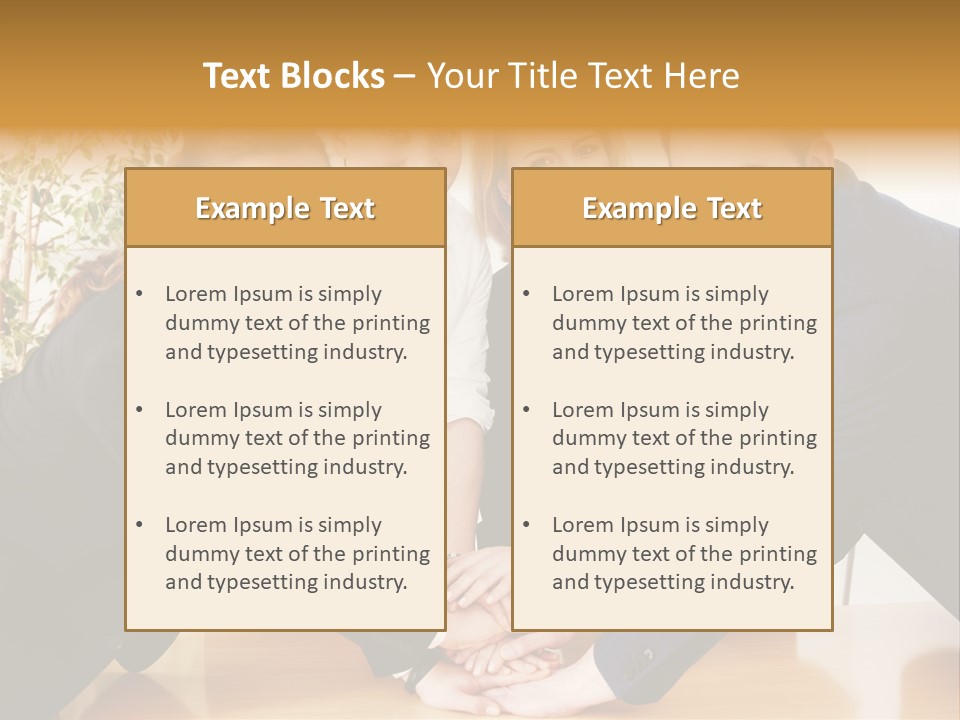 Konzept Verbund Motivation PowerPoint Template