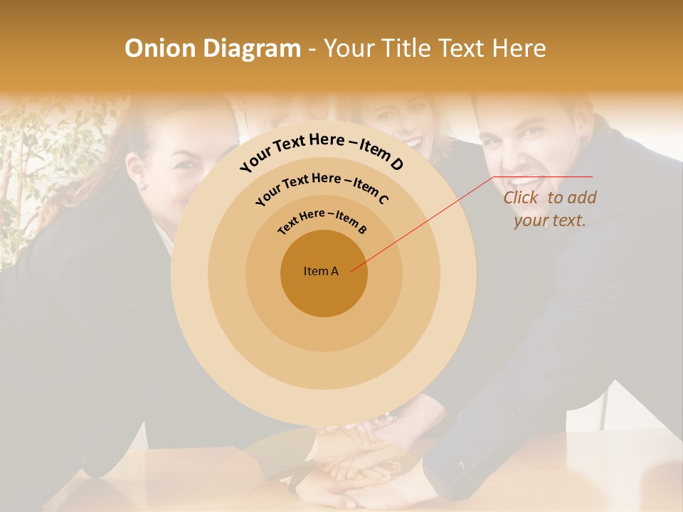 Konzept Verbund Motivation PowerPoint Template