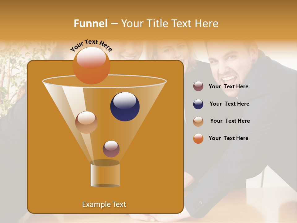 Konzept Verbund Motivation PowerPoint Template