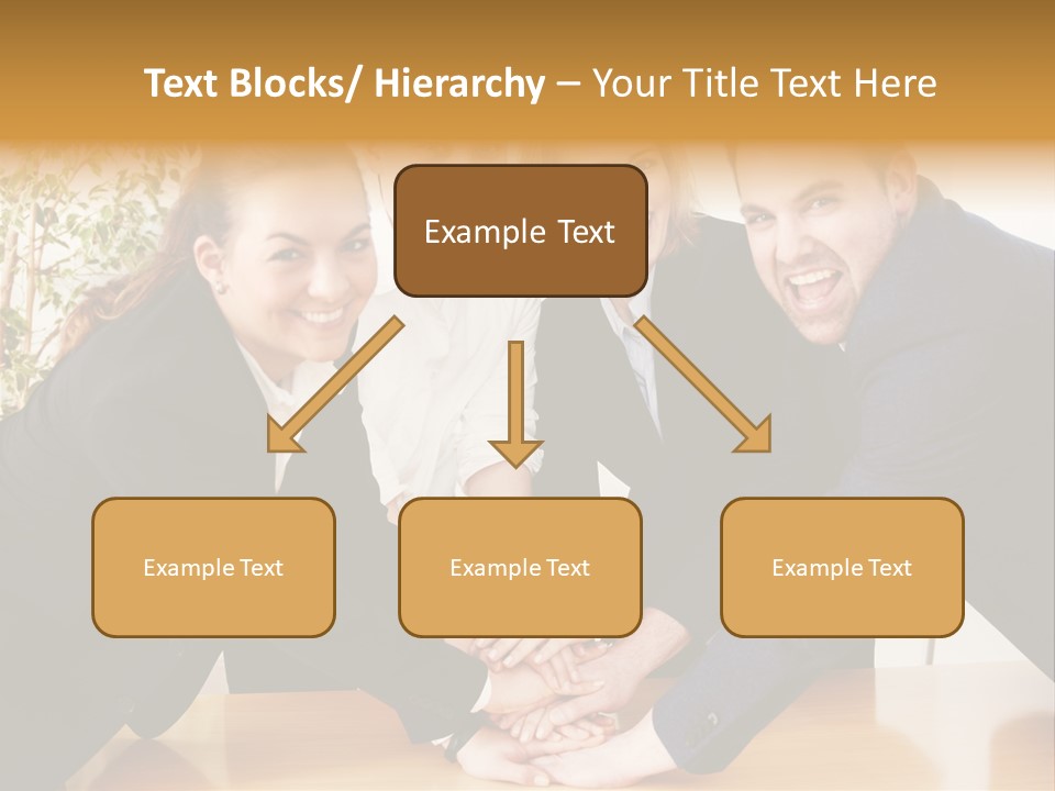 Konzept Verbund Motivation PowerPoint Template