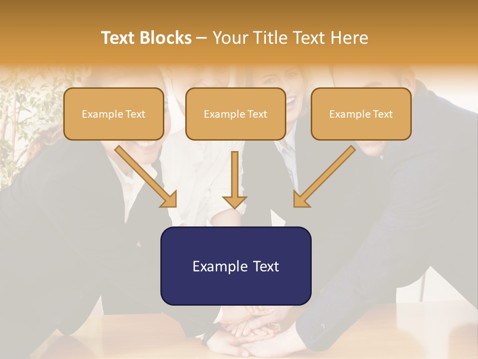 Konzept Verbund Motivation PowerPoint Template