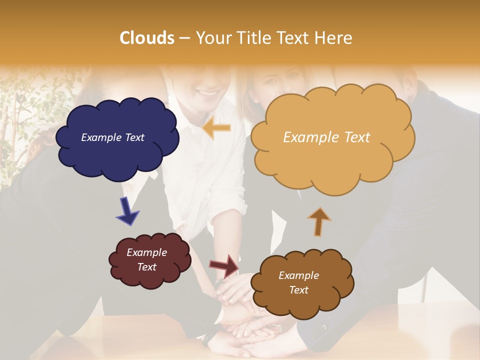 Konzept Verbund Motivation PowerPoint Template