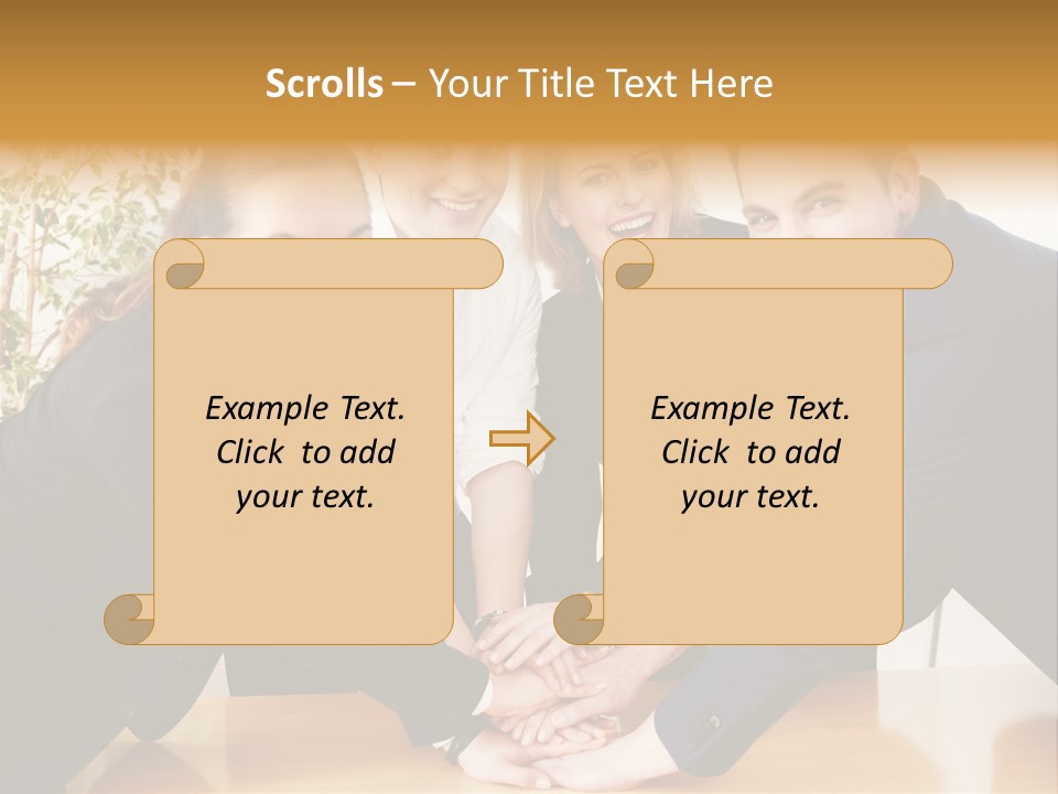 Konzept Verbund Motivation PowerPoint Template